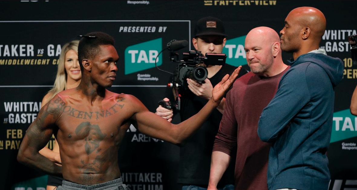 Israel Adesanya e Anderson Silva